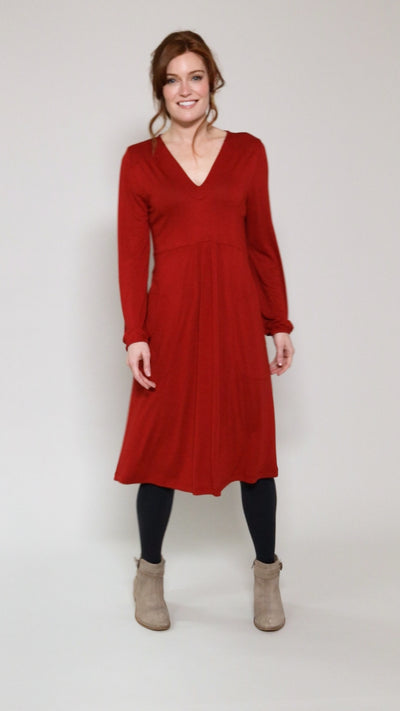 Lenzing™ Ecovero Gathered Yoke Dress