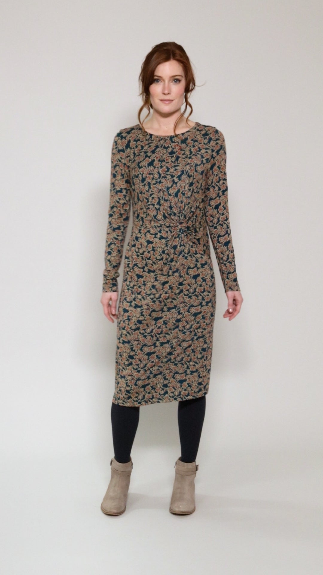 Lenzing™ Ecovero™ Front Knot Dress