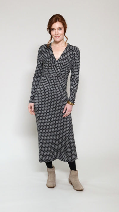 Lenzing™ EcoVero™ Mock Wrap Jersey Dress