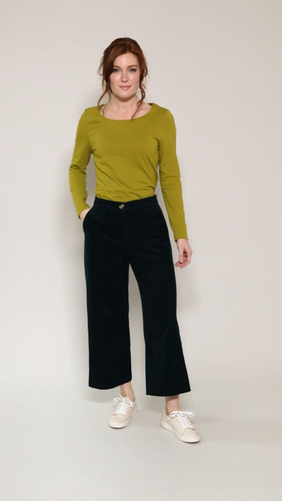 Cotton Chunky Cord Trousers