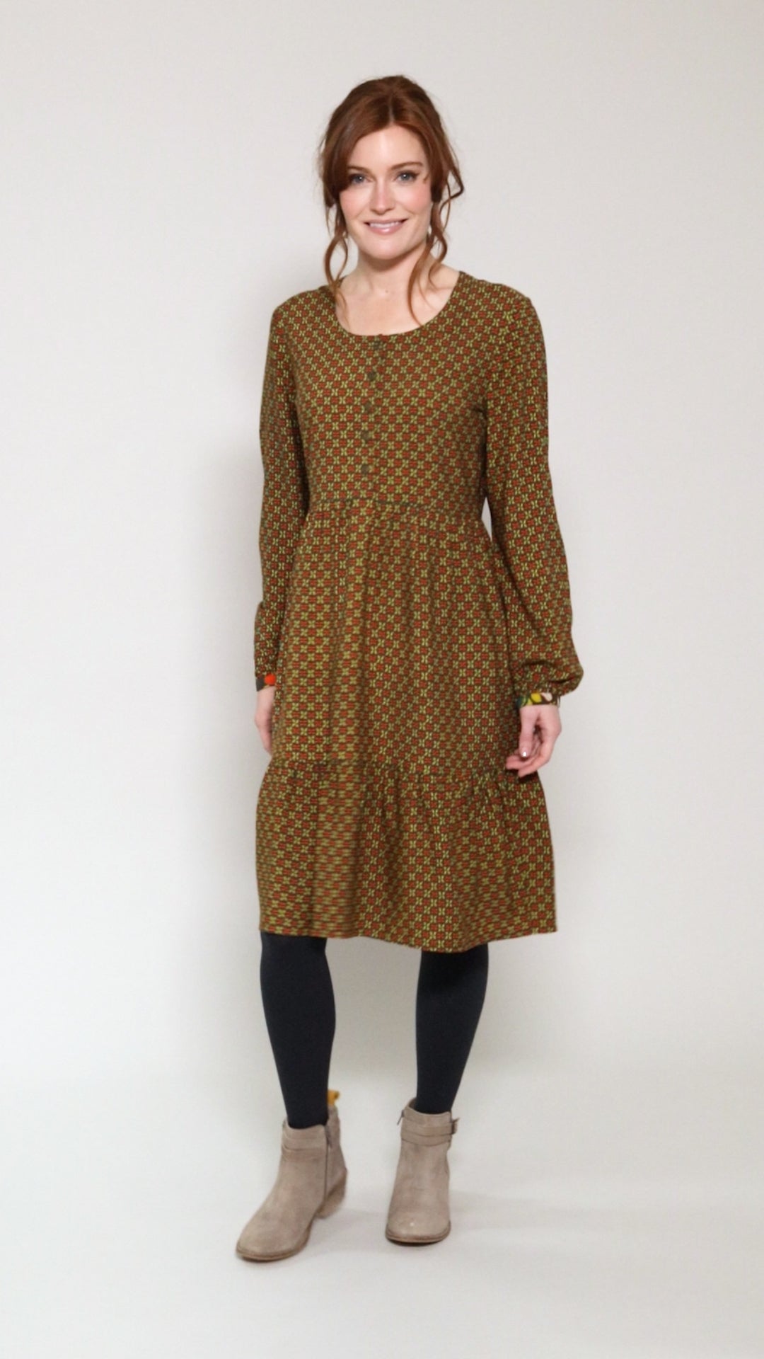 Lenzing™ EcoVero™ Button Tunic Dress