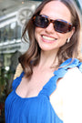 Blue frill sundress