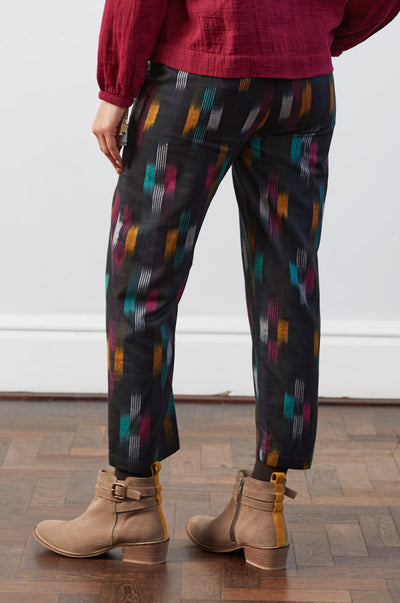 Cotton Handwoven Ikat Trousers