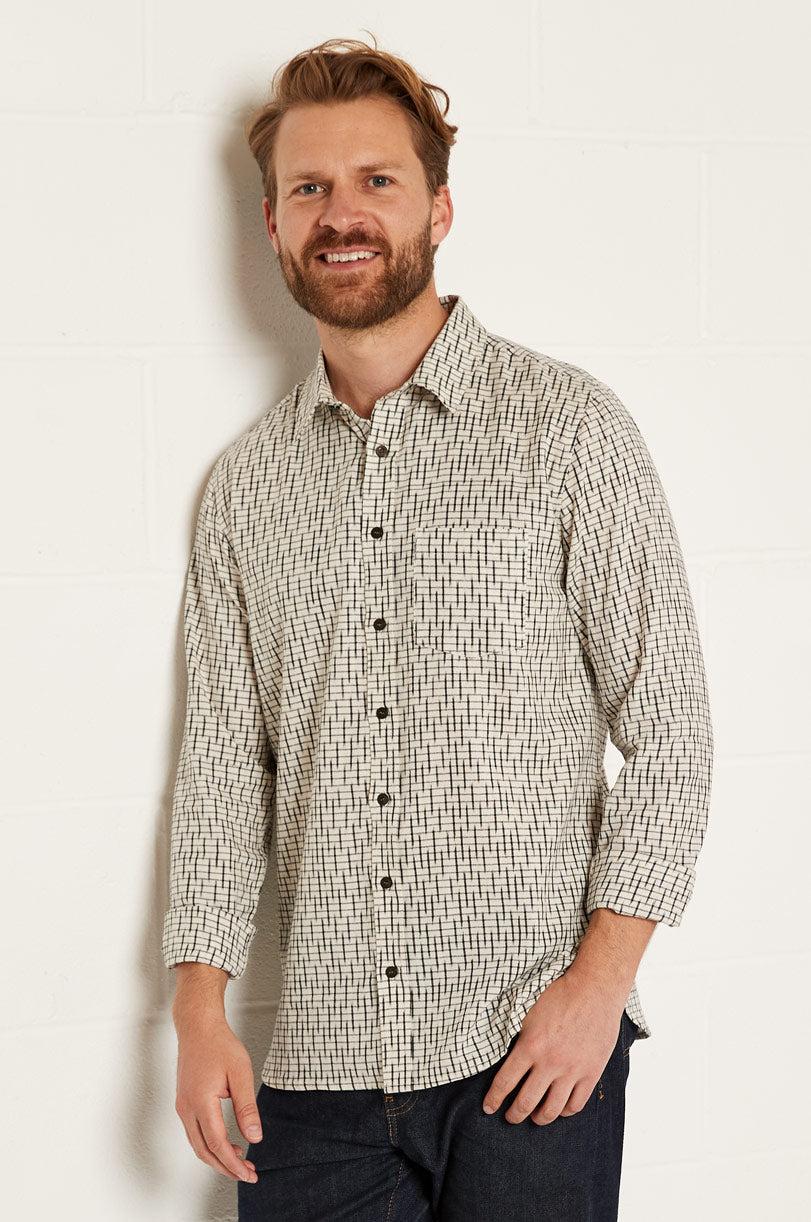 Cotton Long sleeve Check Shirt