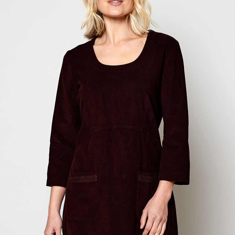 Cotton Crochet Insert Tunic Dress