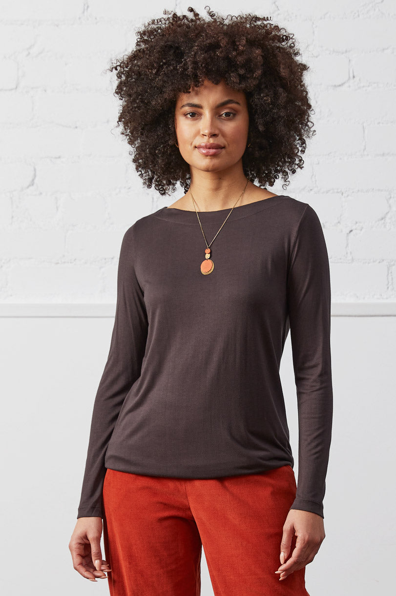 EC4093 Lenzing Ecovero Plain Jersey top