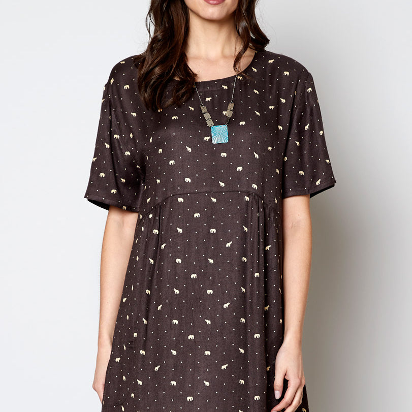 Viscose Floaty Tunic Dress