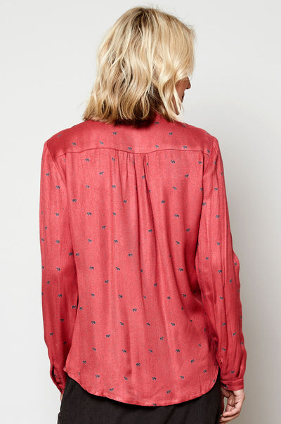 EE4024 Elephant Print Shirt