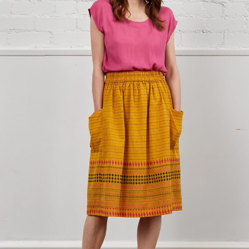 GJ8039 Gathered Skirt