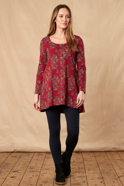 HR5074  Button Back Tunic