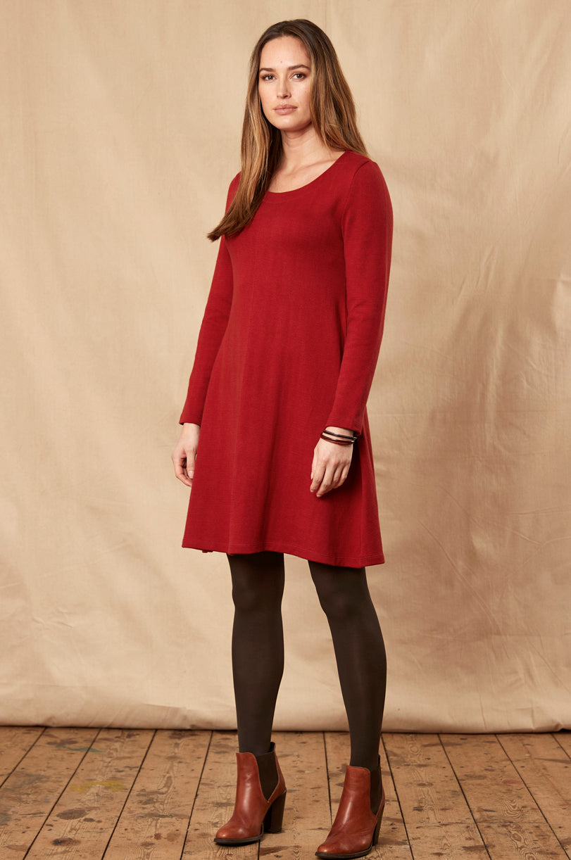 KQ3086  Organic Knitted Dress