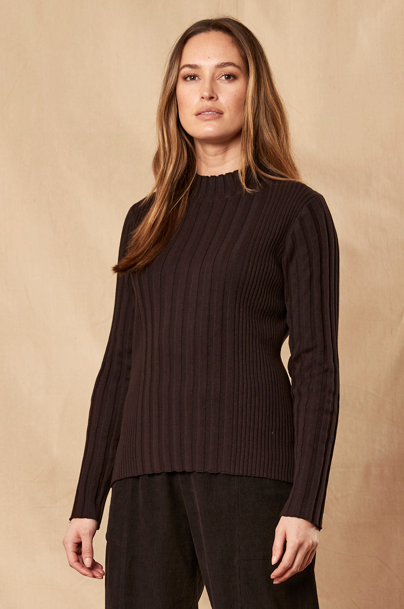 GOTS Organic Cotton Rib Jumper