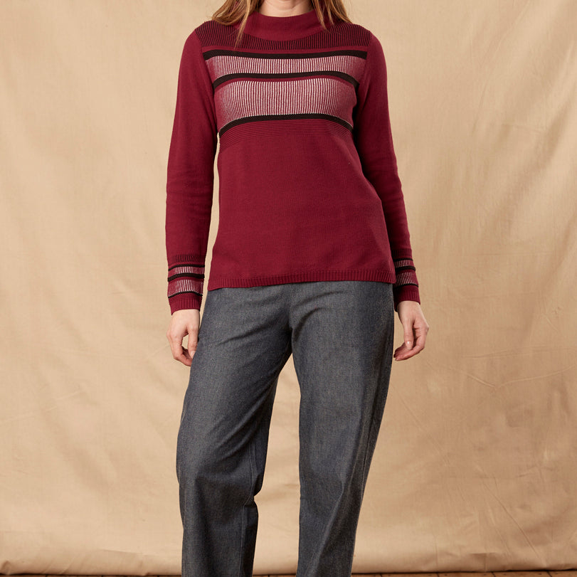 GOTS Organic Cotton Banding Jumper