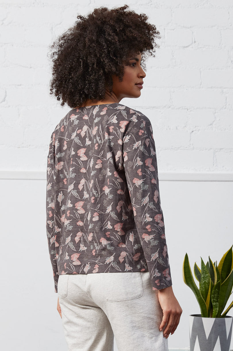 Organic Cotton Easy Fit Print Top