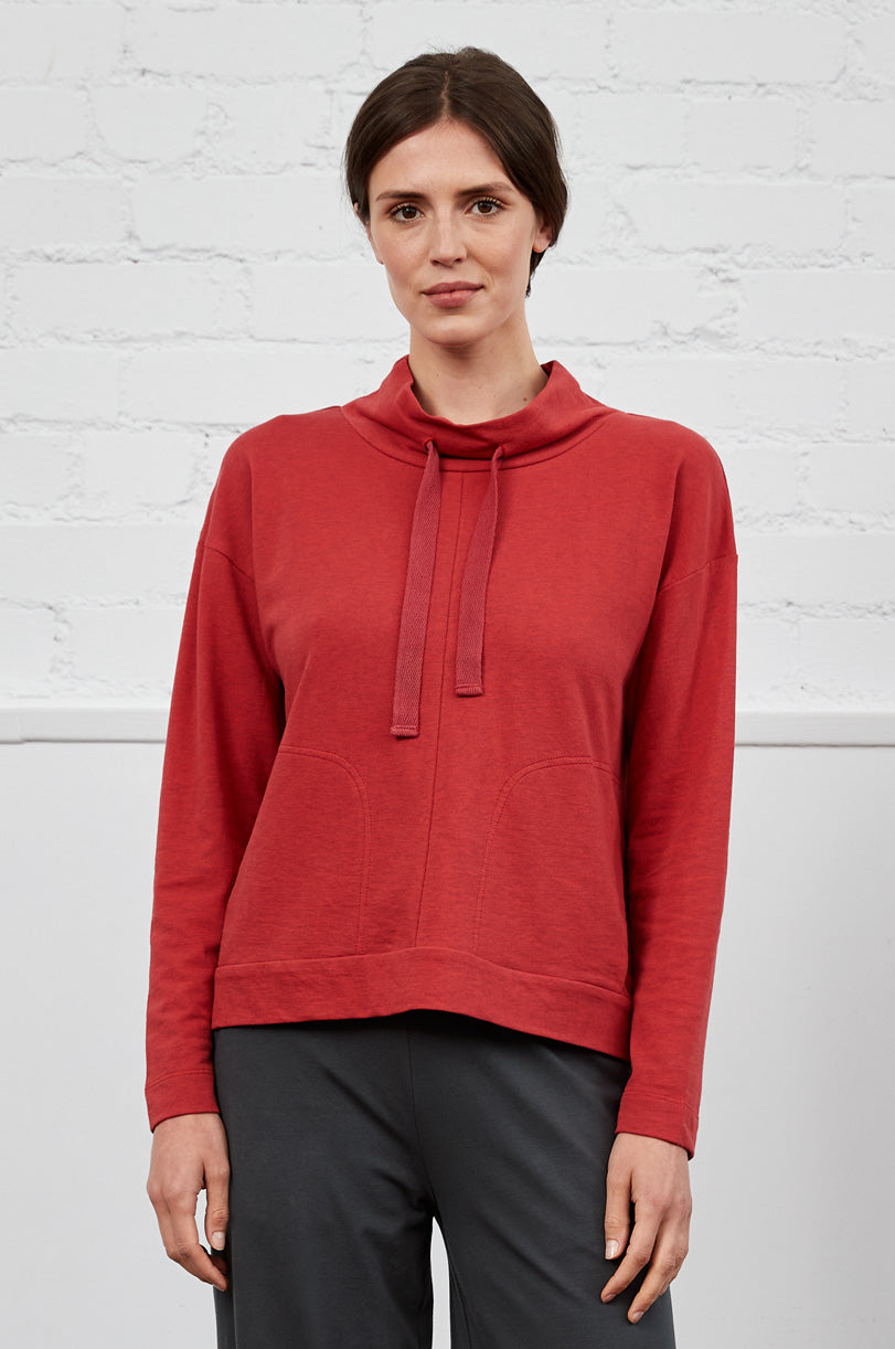 GOTS Organic Cotton Draw String Jumper