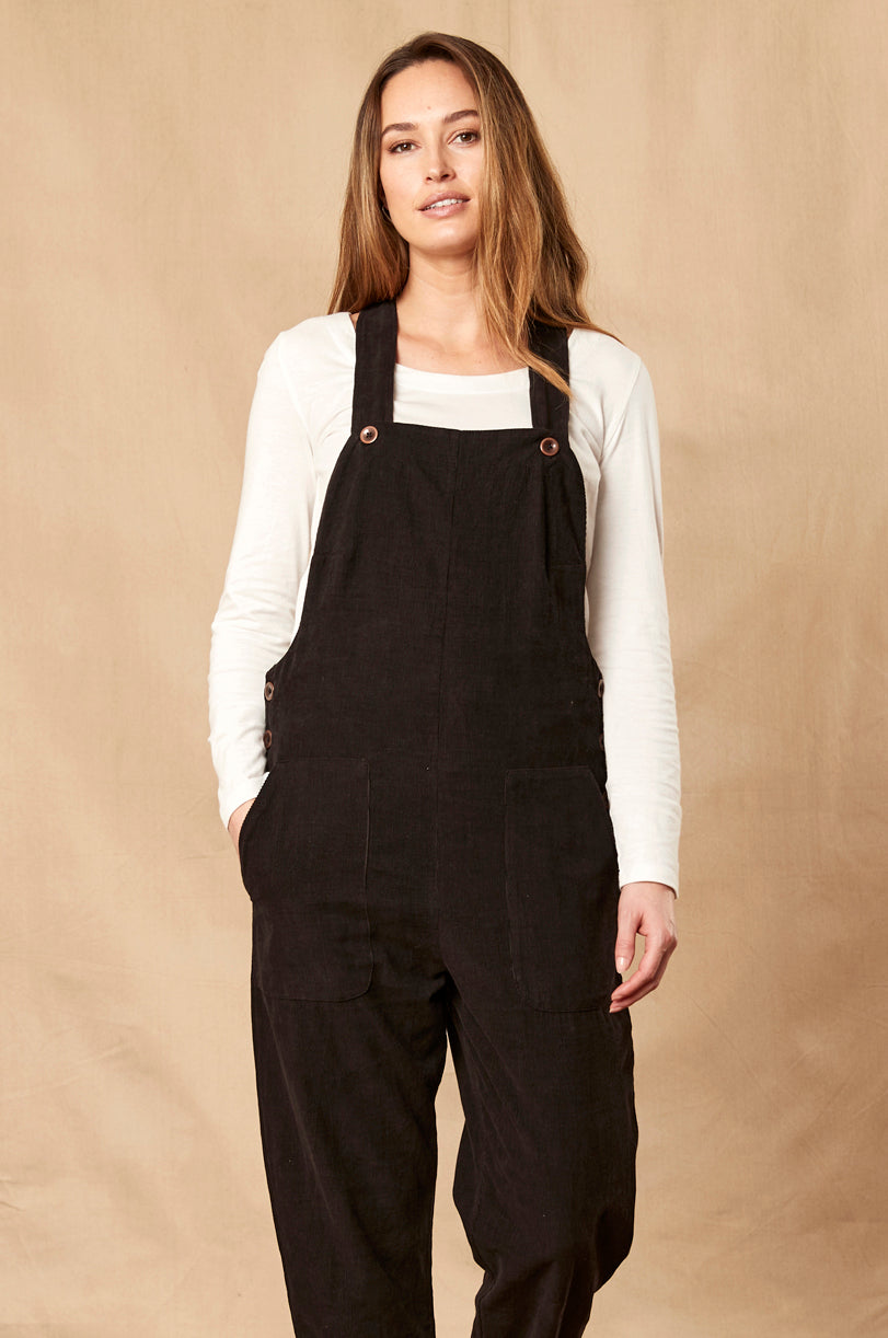 Cotton Needlecord Dungarees