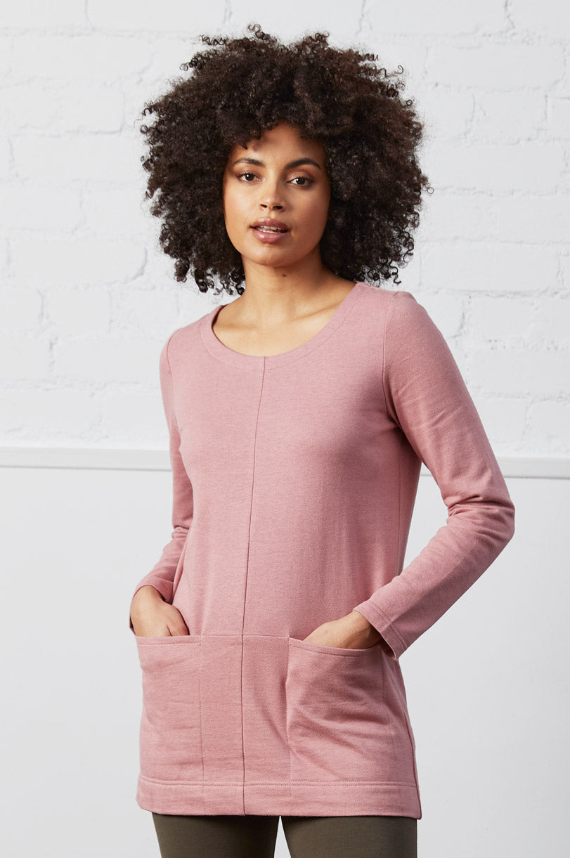 GOTS Organic Cotton Jersey Pocket Tunic