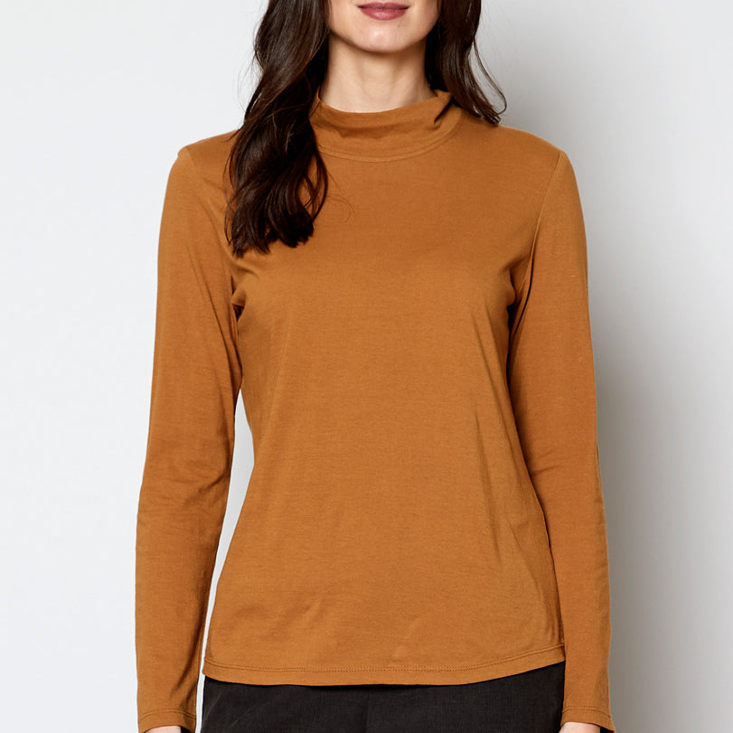 Organic Cotton Turtle Neck Top