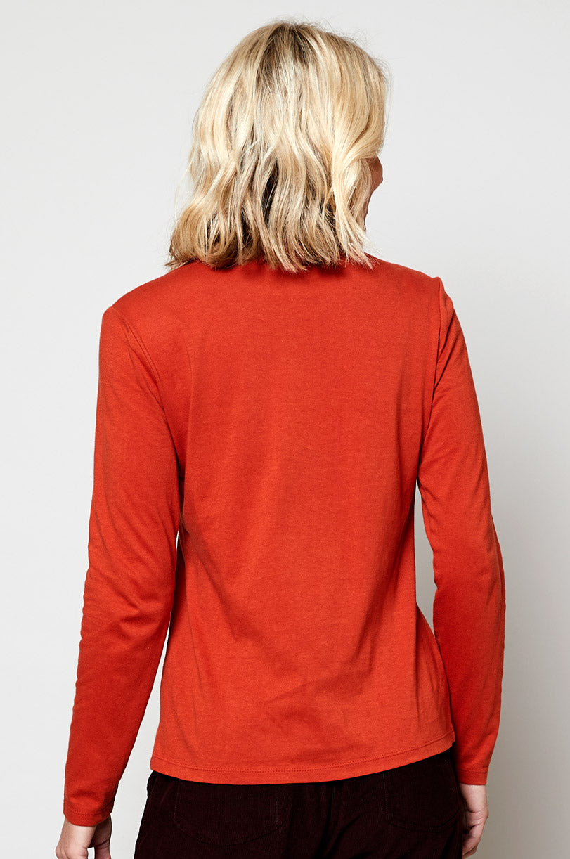 Organic Cotton Turtle Neck Top