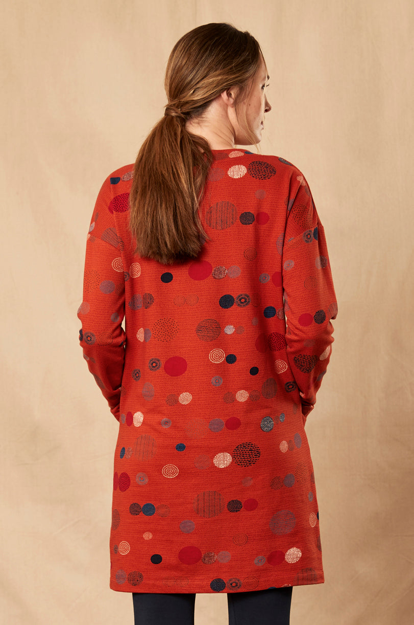 Cotton Straight Tunic Dress