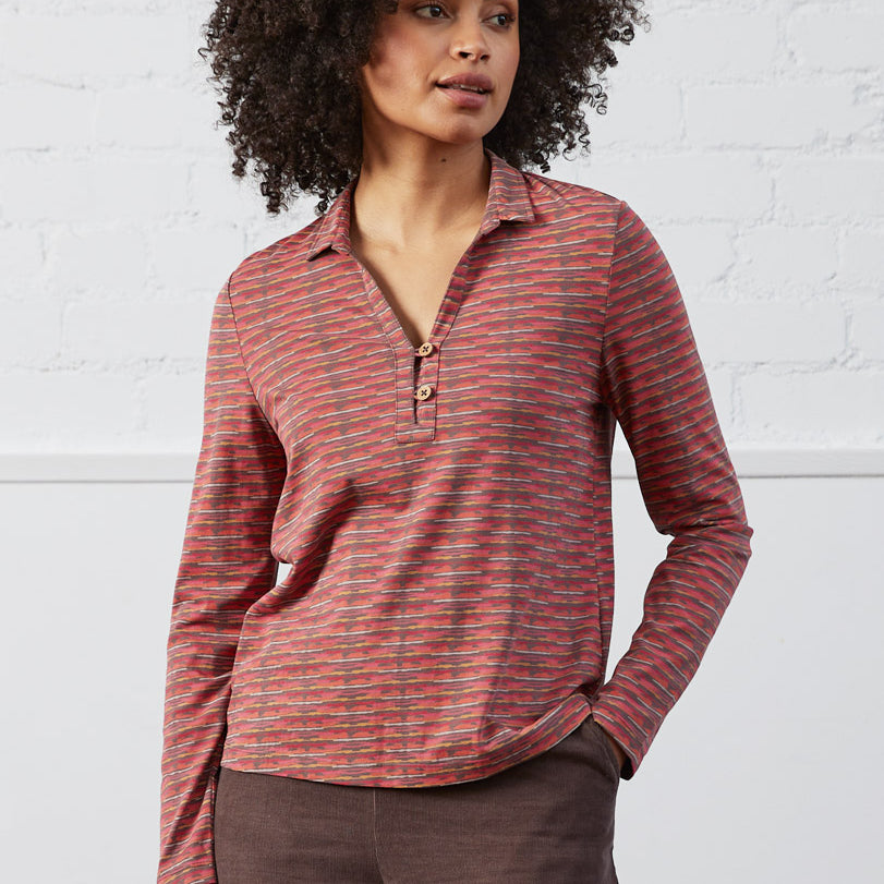 GOTS Organic Cotton Collar Top
