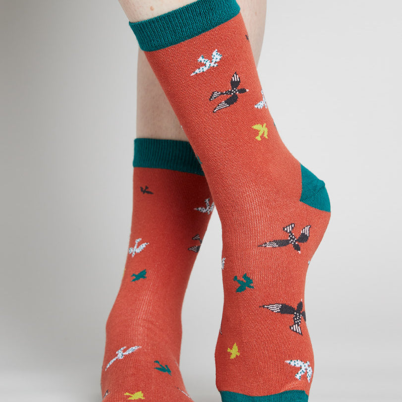 GOTS Organic Cotton Swallows Socks