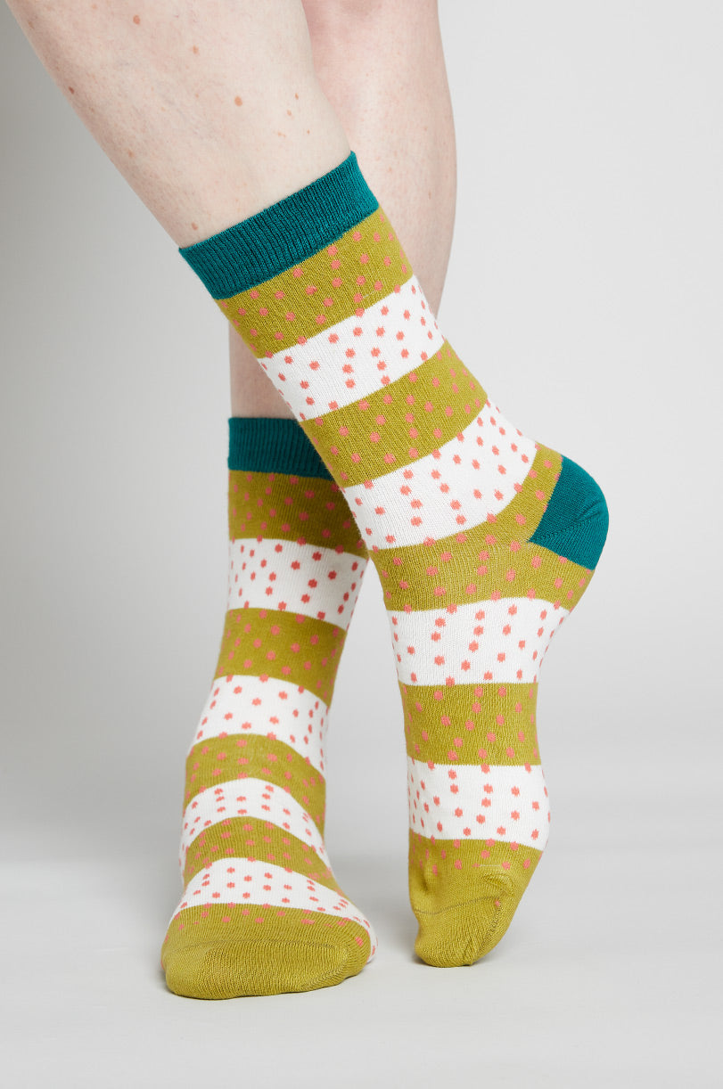 GOTS Organic Cotton Spot Socks