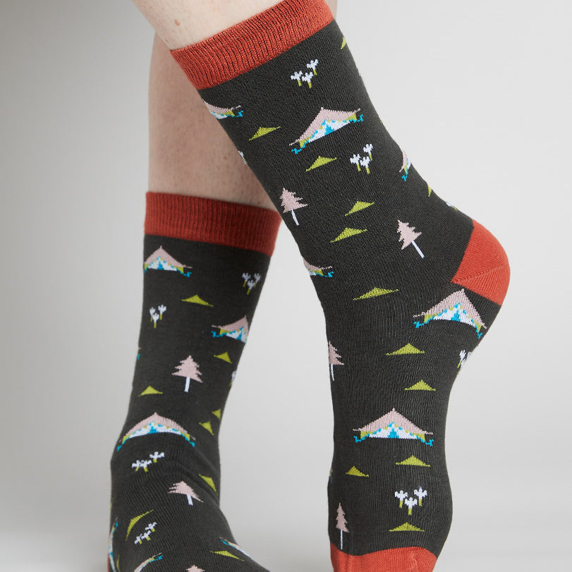 GOTS Organic Cotton Bell Tent Socks