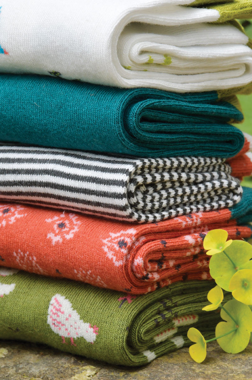 GOTS Organic Cotton Stripe Socks