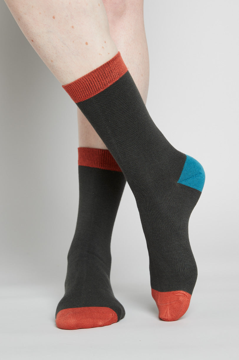 GOTS Organic Cotton Plain Colour Socks