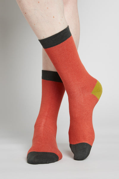 Organic Plain Colour Socks