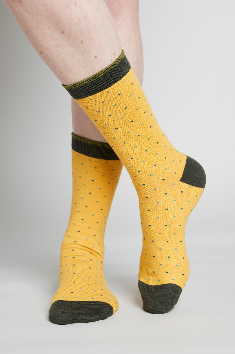 GOTS Organic Cotton Zero Waste Dot Socks