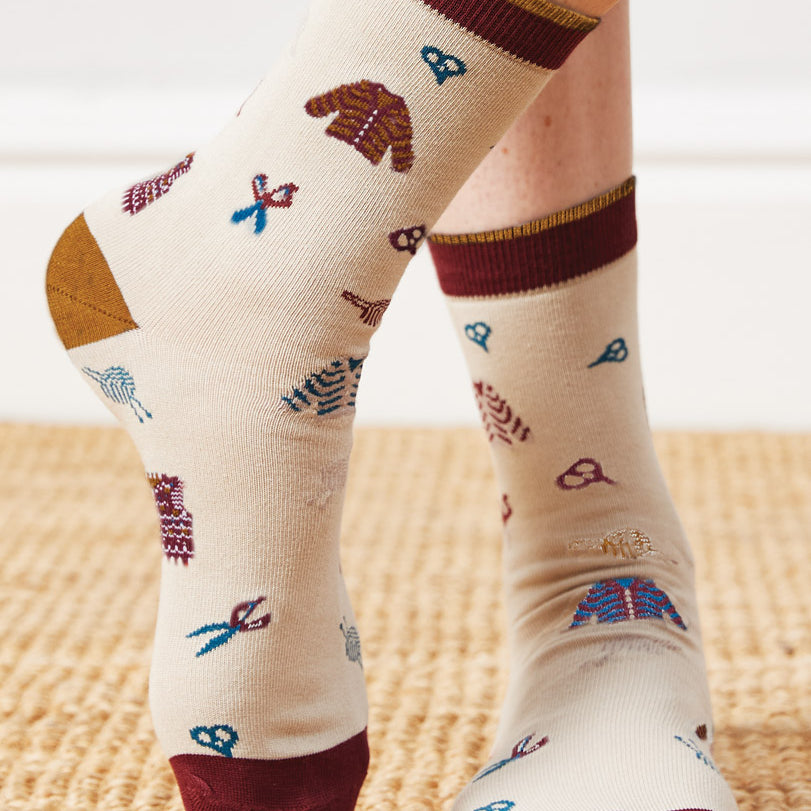 GOTS Organic Cotton Knitted Socks