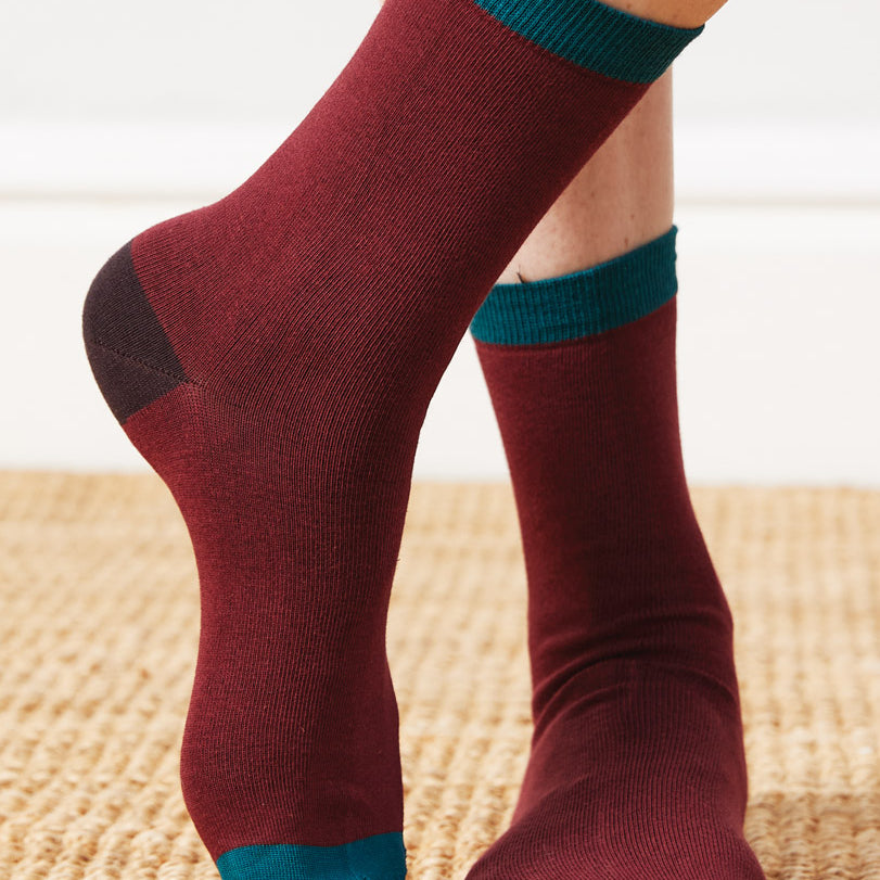 GOTS Organic Cotton Plain Socks