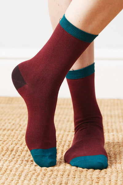SK0470 Organic Cotton Plain Socks