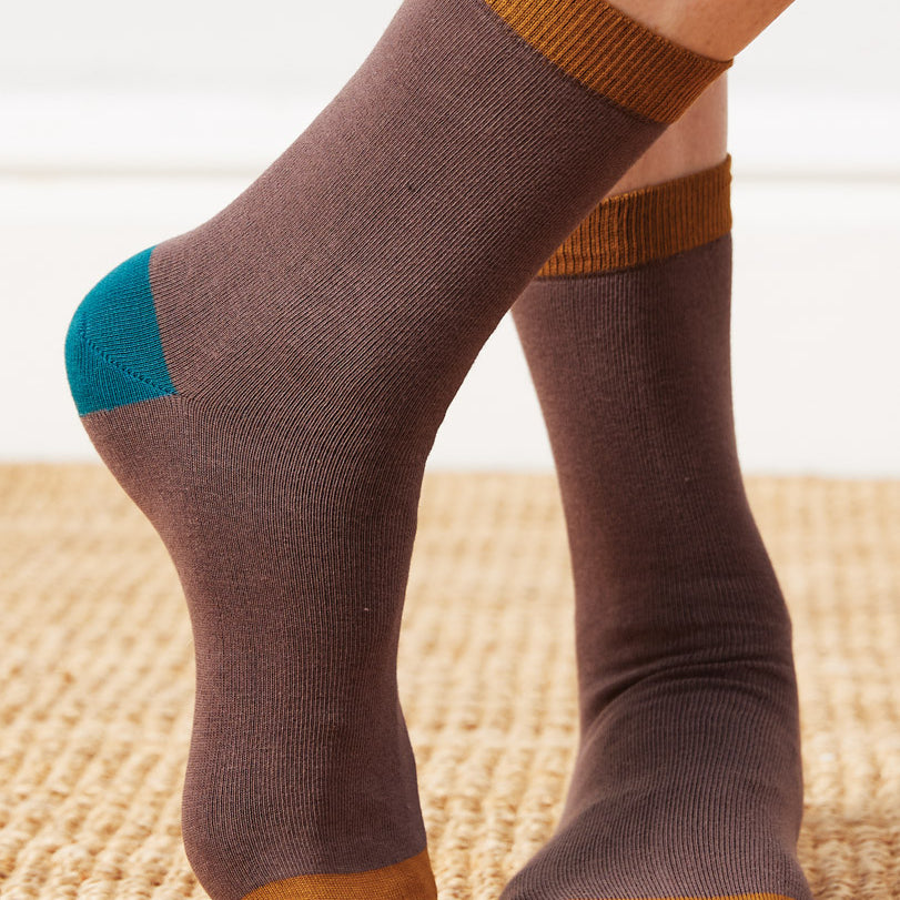 GOTS Organic Cotton Plain Socks