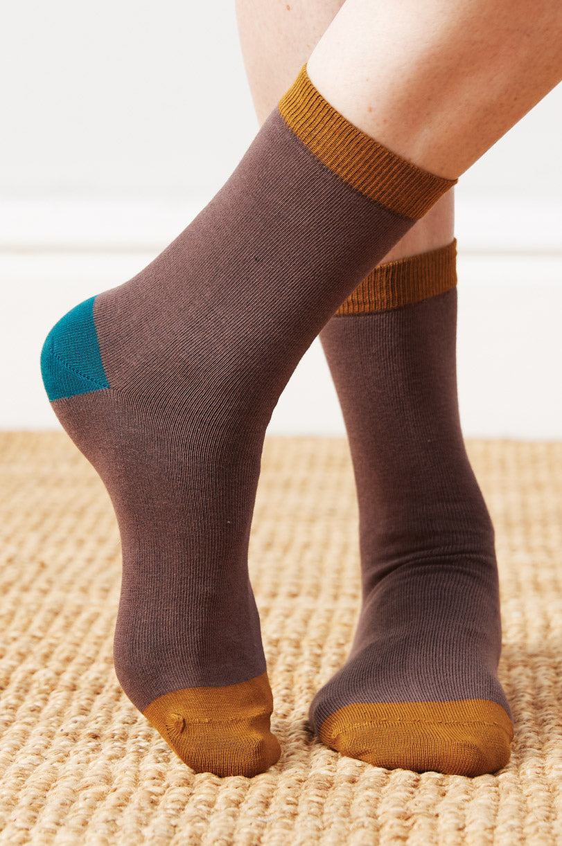 GOTS Organic Cotton Plain Socks