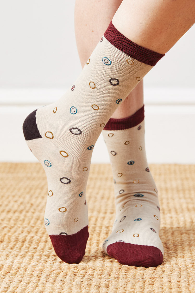 GOTS Organic Cotton Spotty Socks