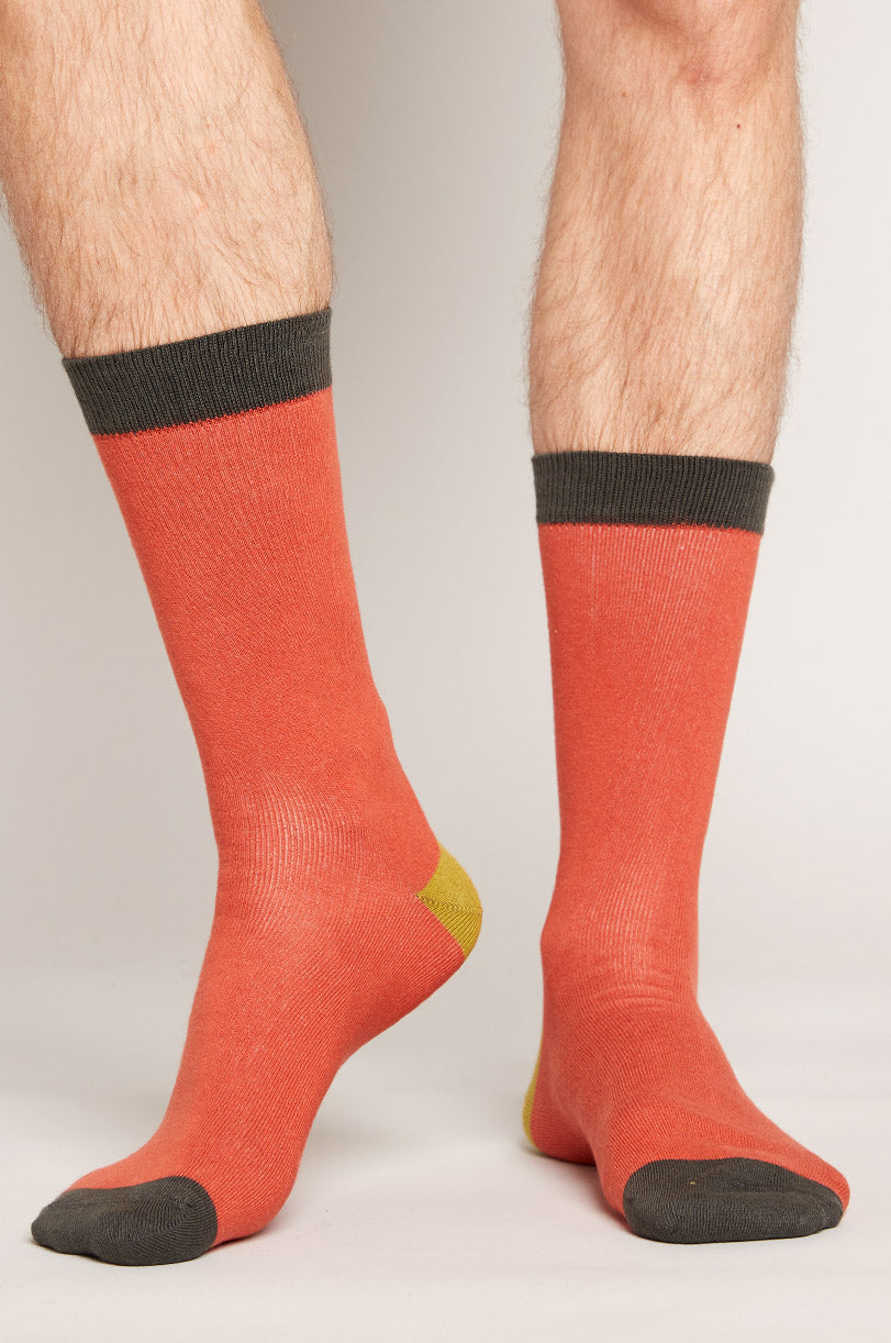 SK9025 Men's Organic Plain Socks