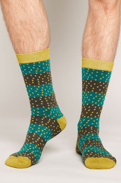 SK9026 Men's Organic Spotty Socks