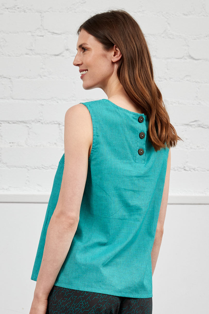 Cotton Handloom Vest Top