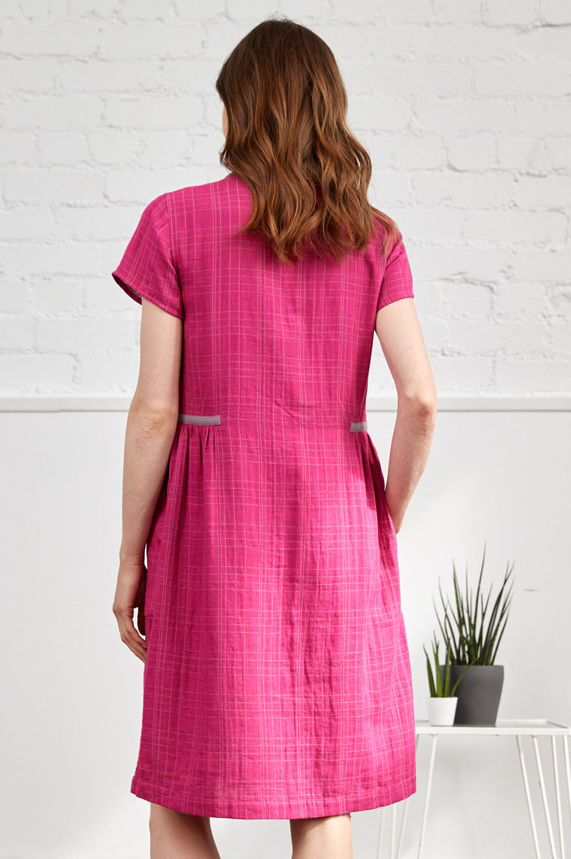 Cotton Reversible Gathered side dress
