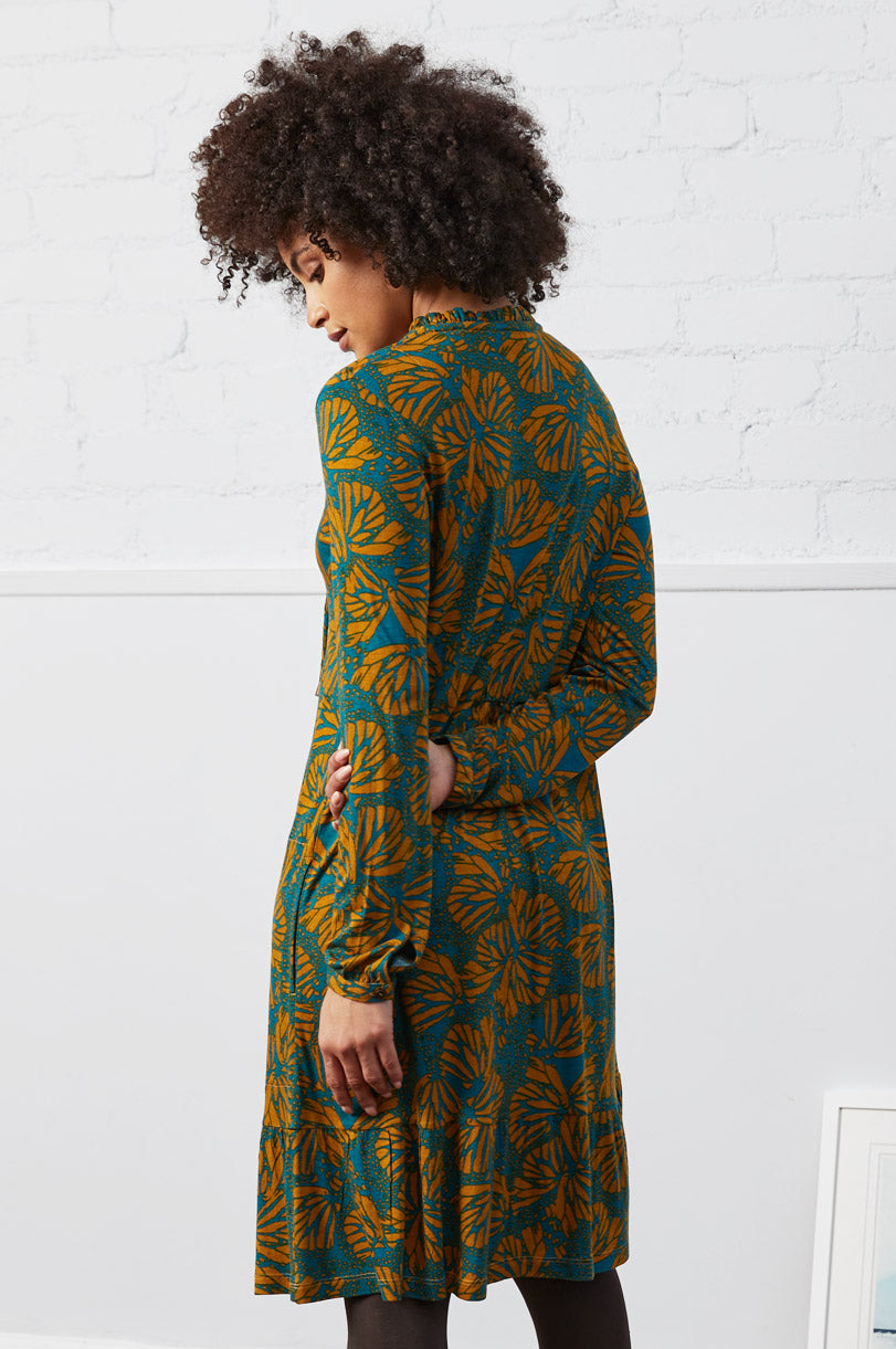 Lenzing Ecovero Gathered Tunic Dress