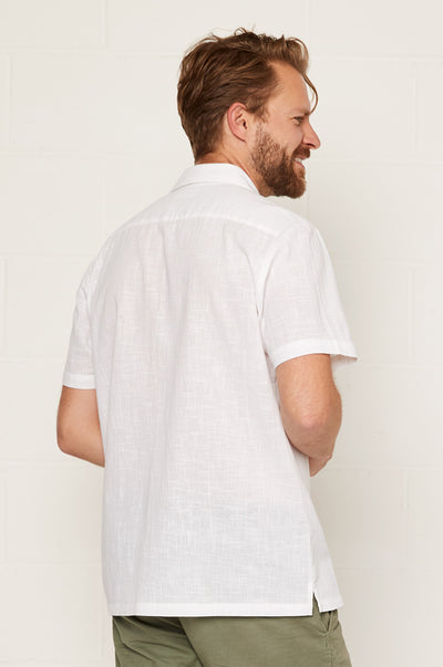Cotton Short sleeve Slub Shirt