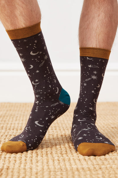 Mens Organic Cotton Stargazer Socks