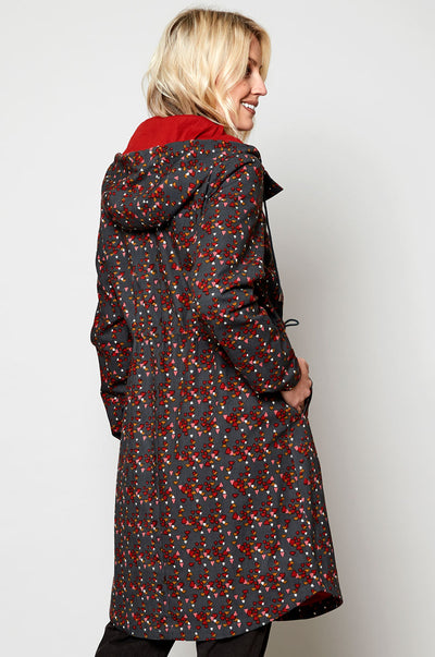Organic Printed Winter Raincoat
