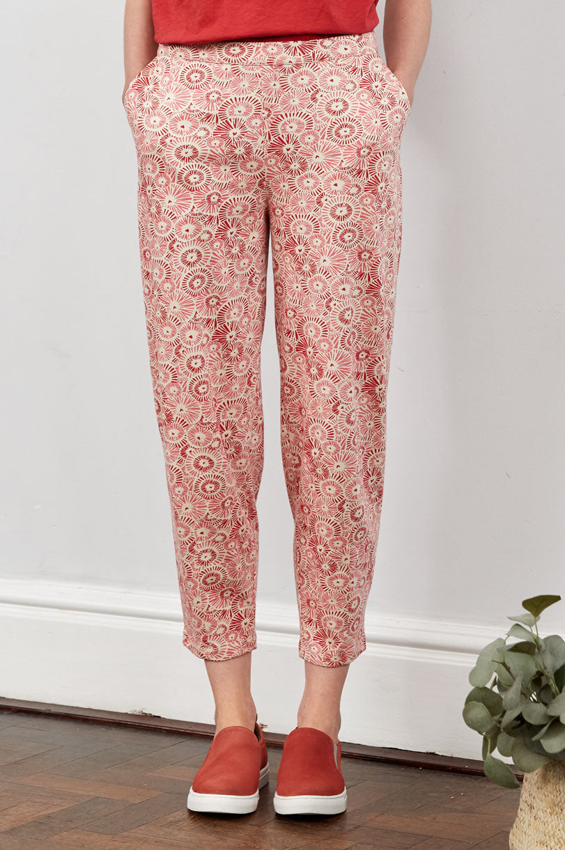 Cotton Jersey Curved Trouser