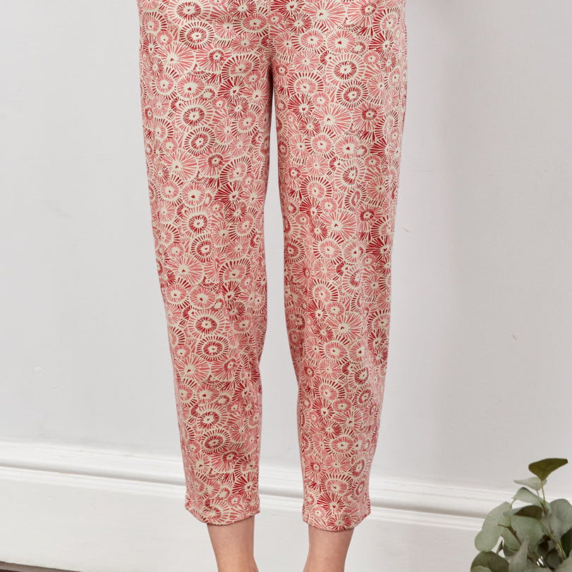 Cotton Jersey Curved Trouser