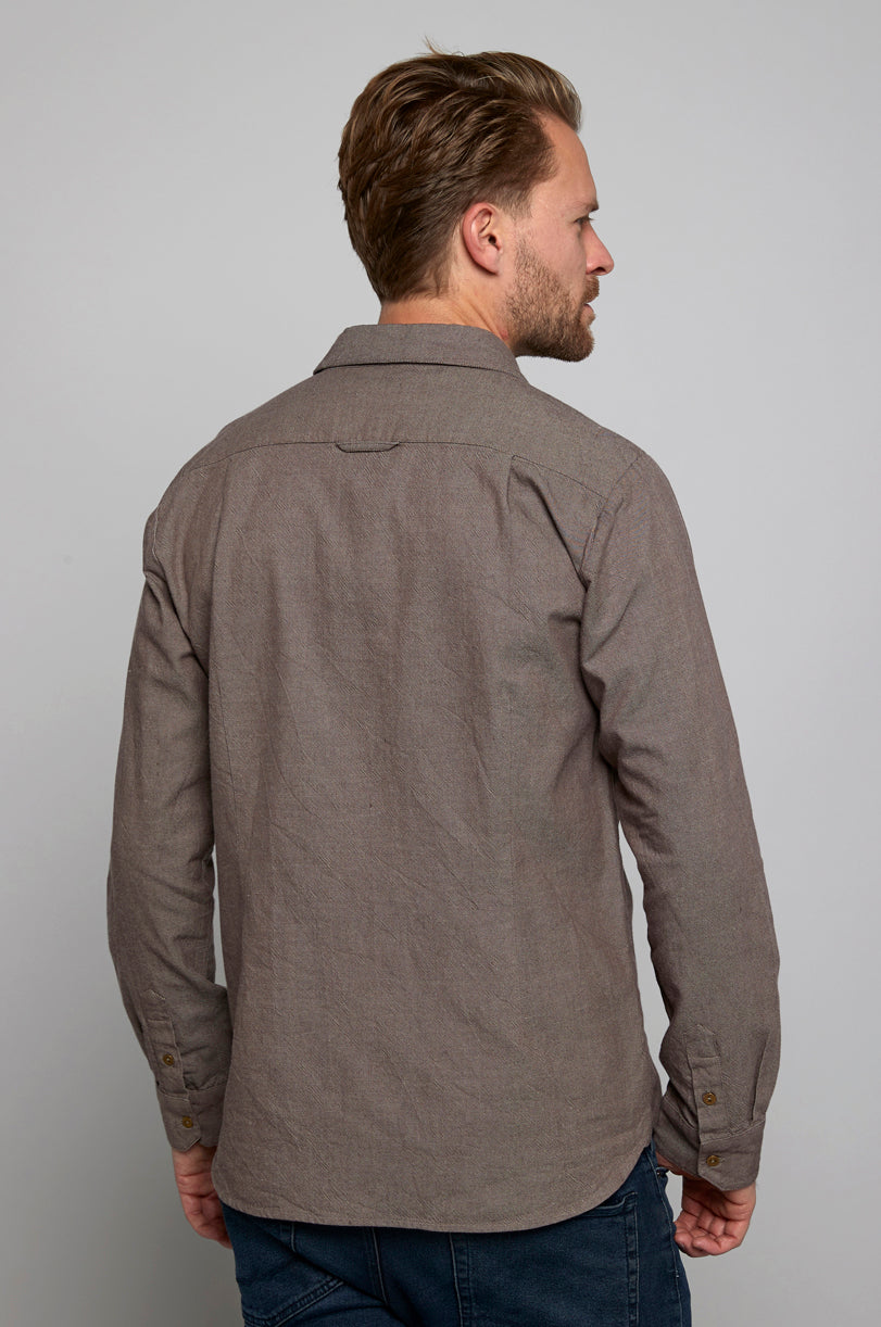 Cotton Long sleeve Chambray Shirt