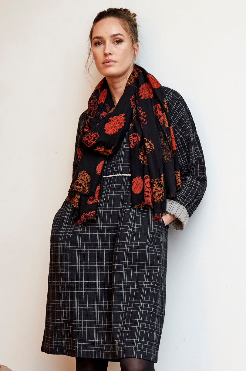 Cotton Double Check Dress